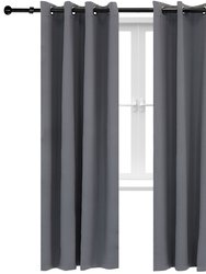 Indoor/Outdoor Room Darkening and Blackout Curtain - 52" x 84"