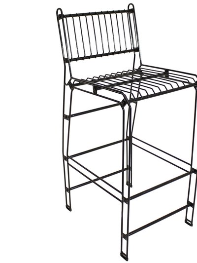 Sunnydaze Decor Indoor/Outdoor Steel Wire Bar-Height Chairs - Set Of 2 product