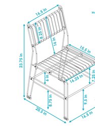 Indoor/Outdoor Steel Wire Dining Chair