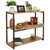 Industrial 3-Shelf Sofa Table With Tray - 28.25"