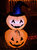 Large Inflatable Halloween Decoration - 4-Foot Jack-O'-Lantern Duo