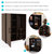 Lavina Wine Cabinet With Glass And Bottle Storage Shelves