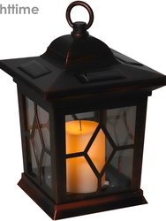 Lucien Outdoor Solar LED Candle Lantern