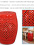 Marrakesh Lattice Ceramic Garden Stool 17.75" Red Plant Stand Side Table