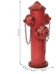 Metal Fire Hydrant Outdoor Statue