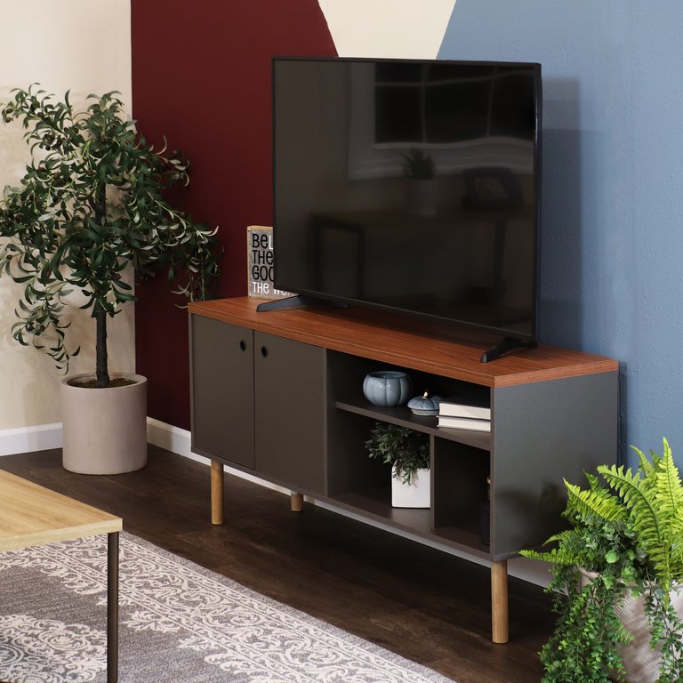 Mid-Centurn Modern TV Stand Console for 55" TV