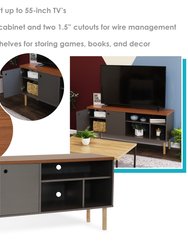 Mid-Centurn Modern TV Stand Console for 55" TV
