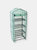 Mini Greenhouse 4 Shelves Outdoor Portable Garden Plant Green Growing Rack - Green