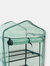 Mini Greenhouse 4 Shelves Outdoor Portable Garden Plant Green Growing Rack