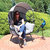 Modern Luxury Patio Lounge Chair with Retractable Shade