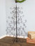 Noelle Black Metal Ornament Christmas Display Tree - 60" Tall