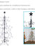 Noelle Black Metal Ornament Christmas Display Tree - 60" Tall