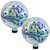 Northern Lights Glass Gazing Globe - 10" 2-Pack - Light Blue