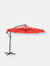 Offset Cantilever Patio Umbrella 9.5' - Red