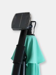Offset Patio Umbrella With Solar Led Lights