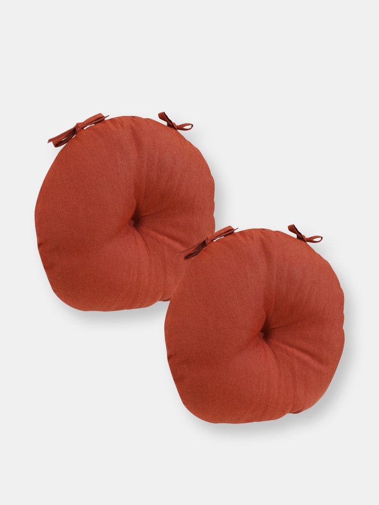 Olefin Indoor/Outdoor Bistro Seat Cushions - Red