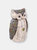 Ophelia the Woodland Owl Statue - Indoor/outdoor Figurine - 13" - Brown