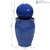 Orb on Pedestal Ceramic Outdoor Fountain with LED Light