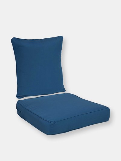 Sunnydaze Decor Outdoor Deep Seat Chair Back Patio Cushion Set Porch Deck Garden product