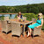 Outdoor Dining Patio Furniture Set with Cushions