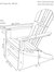 Outdoor Lake Style Adirondack Chairs with Cup Holder