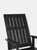 Outdoor Rustic Comfort HDPE Rocking Chair