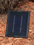 Outdoor Solar with Battery Wall Water Fountain 26" Garden Messina Iron Finish