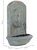 Outdoor Wall Water Fountain 27" Garden Yard Patio Decor Seaside Iron Finish