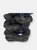 Outdoor Water Fountain 24" with LED Lights Garden Yard Rock Falls Waterfall