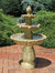Outdoor Water Fountain 3 Tier 46" Patio Garden Yard Lawn Decor Classic Tulip
