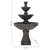 Outdoor Water Fountain 3 Tier 55" Designer Patio Garden Yard Decor Cascading