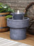 Outdoor Water Fountain With Led Lights 2-tier 20" Tranquil Streams Patio Yard