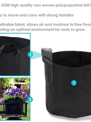 Plant Grow Bag with Handle Non-Woven Fabric Garden Container Pot