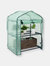 Portable 2-Tier Mini Greenhouse for Outdoors with Cover