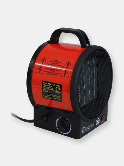 Sunnydaze Decor Portable Ceramic Electric Space Heater with Auto Shutoff - 1500W/750W product