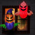 Pumpkin Jack And Haunted Harold Halloween Window Inflatable Duo