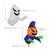 Pumpkin Jack And Haunted Harold Halloween Window Inflatable Duo