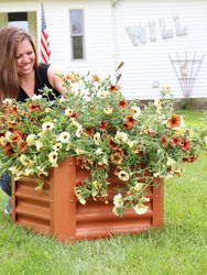 Raised Garden Bed - 22-Inch Square Steel