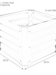 Raised Garden Bed - 22-Inch Square Steel