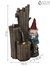 Resting Gnome Outdoor Water Fountain with Led Light - 17"