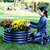 Round, Galvalume Steel Raised Garden Bed