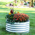 Round, Galvalume Steel Raised Garden Bed