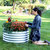 Round, Galvalume Steel Raised Garden Bed