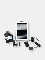 Solar Pump and Solar Panel Kit - Black