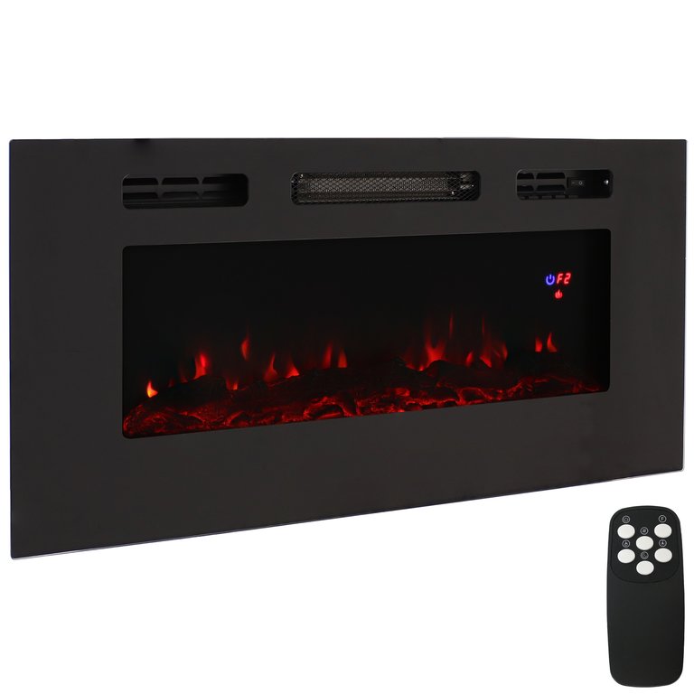 Sophisticated Hearth 40" Indoor Electric Fireplace - Black