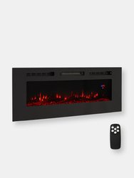 Sophisticated Hearth 50" Indoor Electric Fireplace - Black
