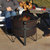 Steel Cauldron-Style Smokeless Fire Pit With Spark Screen