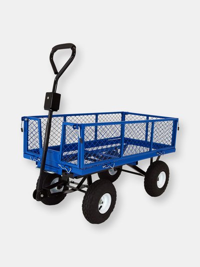 Sunnydaze Decor Steel Dump Utility Garden Cart - 660 Pound Weight Capacity product