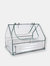 Steel Raised Garden Bed and Mini Greenhouse Kit - Clear