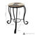 Sunnydaze 12.75 in Mosaic Ceramic Tile Round Patio Side Table Plant Stand